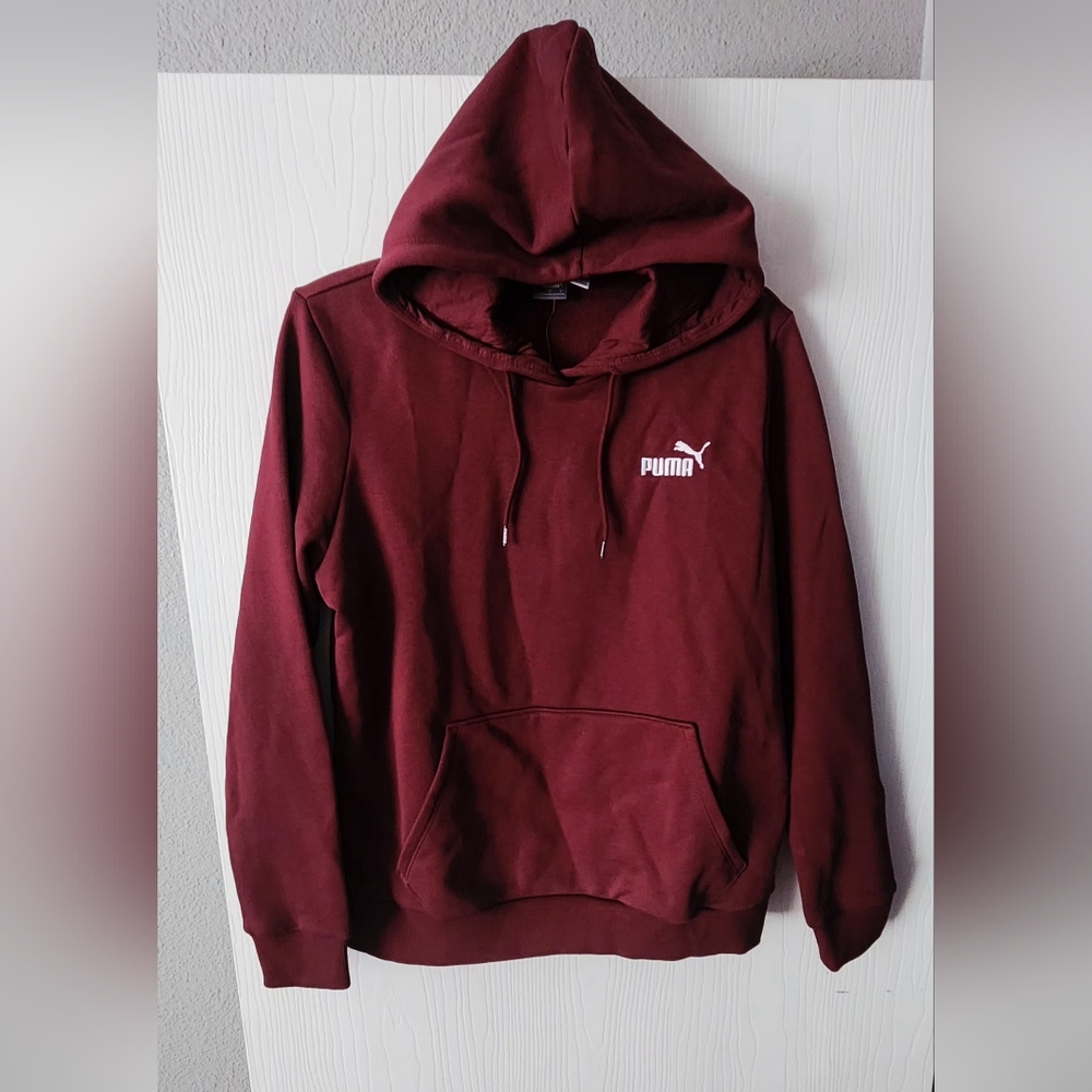 Puma Womens Burgundy Hoodie